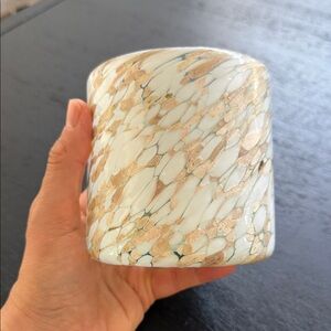 West Elm Mexican Glass Votive Candle Holder